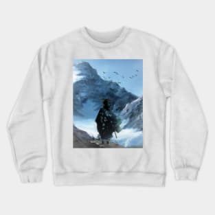 Mountain Samurai Meditation Crewneck Sweatshirt